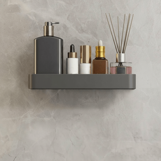 Elegant Floating Wall Shelf with Easy Installation | Stainless Steel Design for Space-Saving Storage